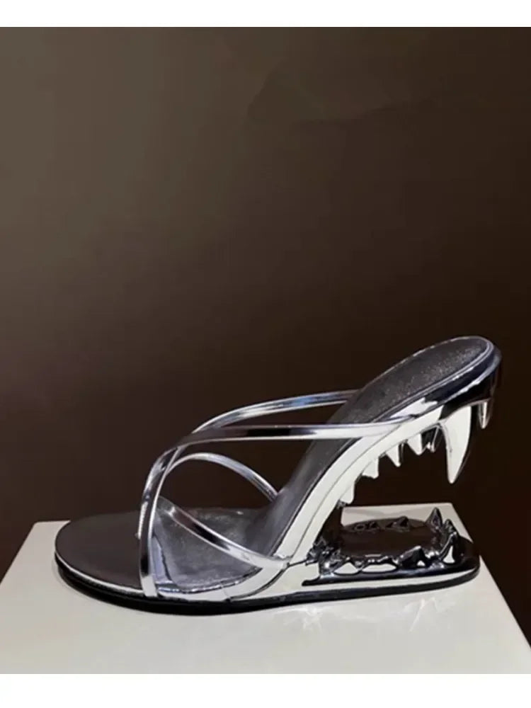 Shark Teeth Heels