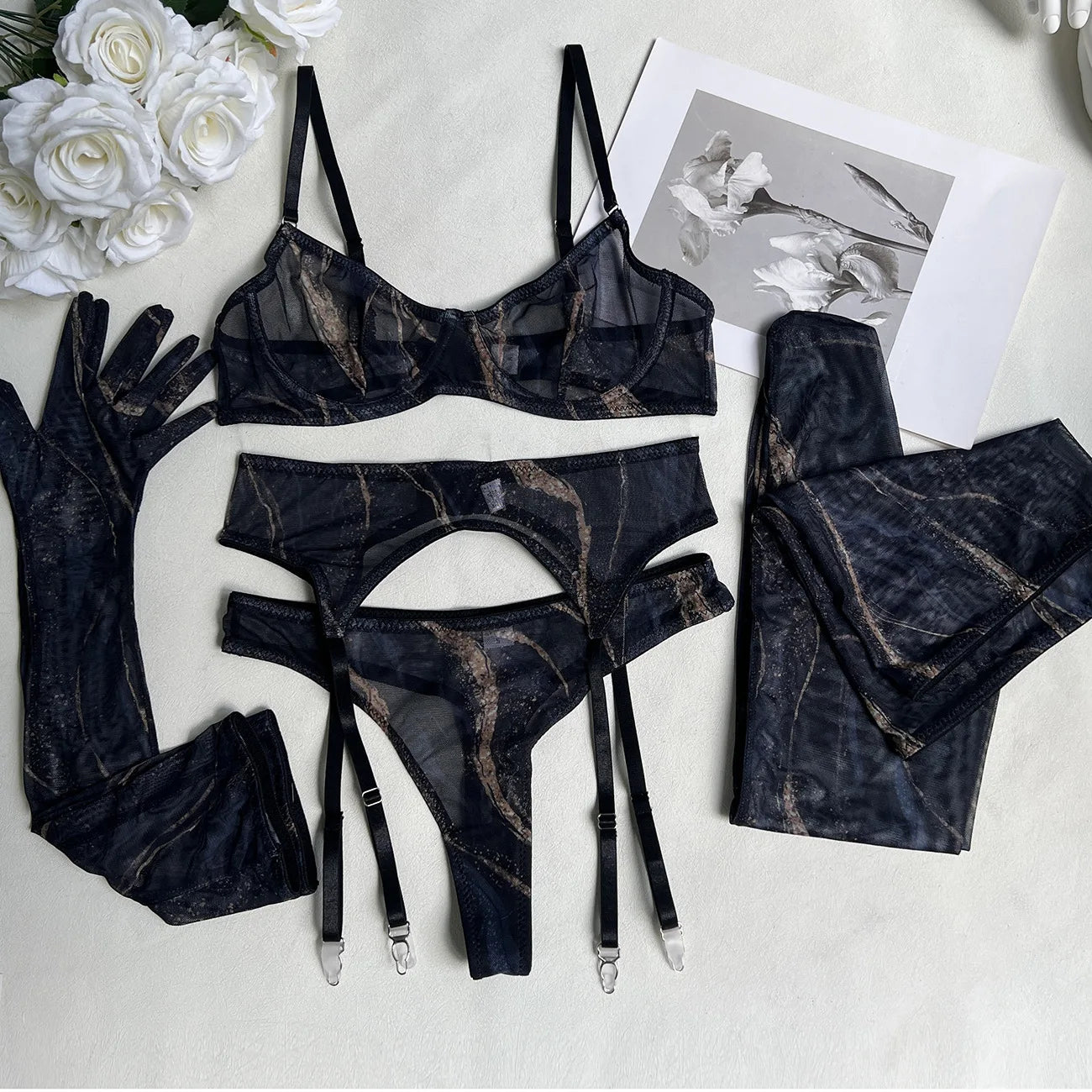 Erotic Tie Dye 5-Piece Set