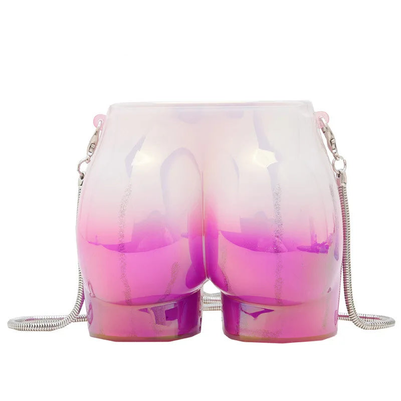 Butt Shaped Clutch Handbag