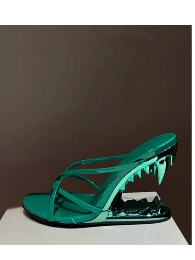 Shark Teeth Heels