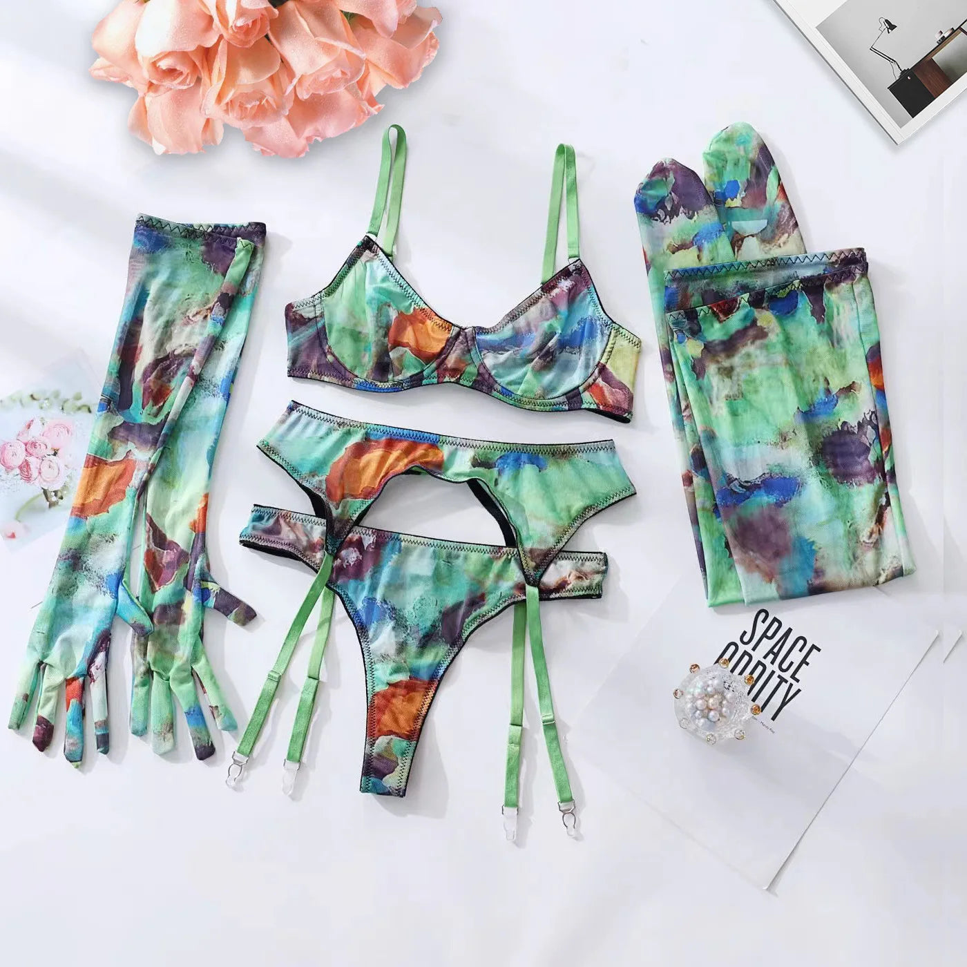 Erotic Tie Dye 5-Piece Set