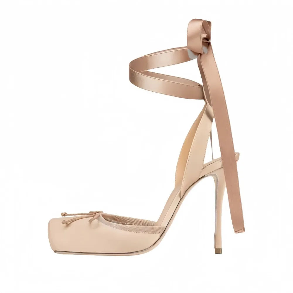Ballerina Heels With Ankle Straps